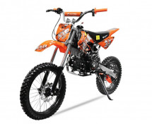 Dirt bike NXD Prime 125cc orange Manuel 4 temps 17/14 pouces