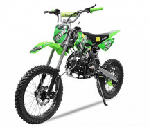 Dirt bike NXD Prime 125cc verte Manuel 4 temps 17/14 pouces
