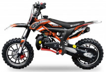 Moto bike cross Cheetah Deluxe 49cc orange 10/10 pouces