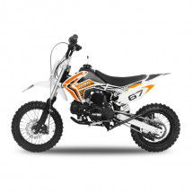 Moto cross 125cc automatique 14/12 pouces orange kicker