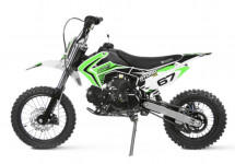 Moto cross 125cc semi automatique 14/12 pouces vert kicker