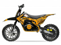 Moto cross électrique 500W 36V Racing luxe orange 10/10 pouces