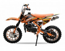 Moto cross enfant 49cc orange 10/10 pouces