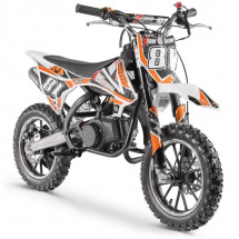 Moto cross enfant 50cc orange Start 10/10 pouces