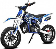 Moto cross Gazelle Sport 49cc bleue 10/10 pouces