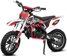 Moto cross Gazelle Sport 49cc rouge 10/10 pouces