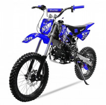 Moto cross NXD Prime 125cc bleue manuelle 4 vitesses 17/14 pouces