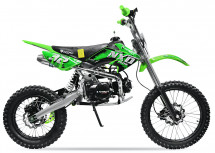 Moto cross NXD Prime M17 125cc vert mécanique 17/14 pouces