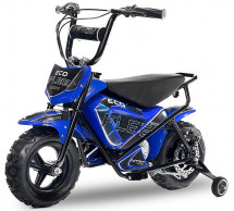 Moto électrique avec petites roues Fuyez 250W 24V bleue 6.5/6.5 pouces