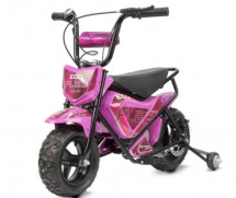 Moto électrique avec petites roues Fuyez 250W 24V rose