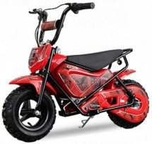Moto électrique avec petites roues Fuyez 250W 24V rouge 6.5/6.5 pouces