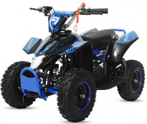 Quad enfant 49cc Madox 6 ATV noir et bleu 6 pouces