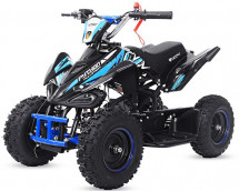 Quad enfant 49cc Python Sport ATV noir et bleu 6 pouces
