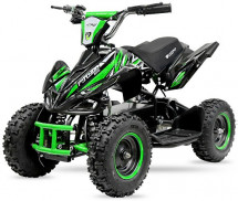 Quad enfant 800W Python ATV noir et vert 6 pouces