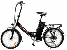 Vélo électrique 250w lithium Z1 noir et rouge
