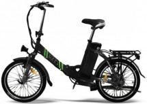 Vélo électrique 250w lithium Z1 noir et vert