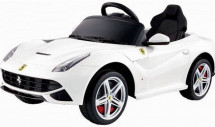Voiture enfant électrique Ferrari F12 blanche
