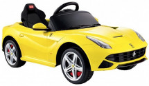 Voiture enfant électrique Ferrari F12 jaune