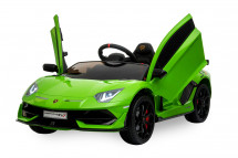 Voiture enfant électrique Lamborghini SVJ verte