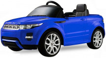 Voiture enfant électrique Land Rover Evoque bleue