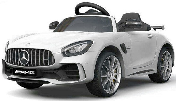 Lean Toys Voiture électrique pour enfants Mercedes S63 AMG noire laquée