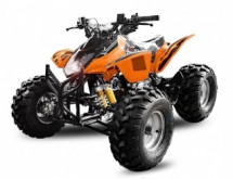 Quad 125cc Grizzly 3G8 orange 8 pouces roues de route