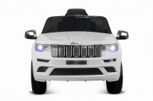 voiture enfant électrique Jeep Cherokee blanche